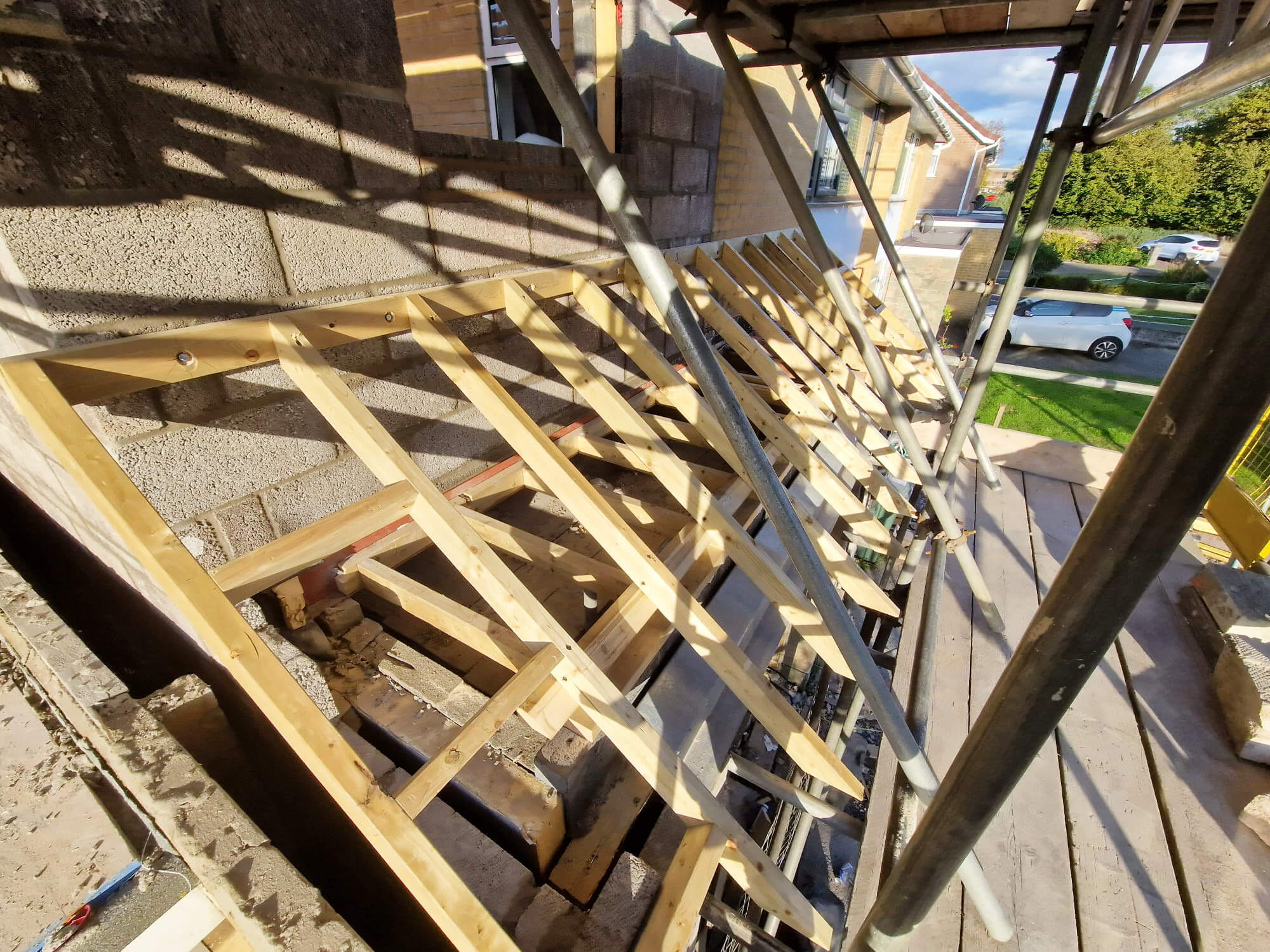 Image showing hand cut roof